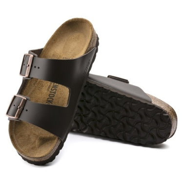 Birkenstock Arizona Sandal Dark Brown Smooth Leather Regular Fit